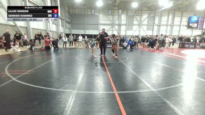 50 kg Cons. Sub-quarters - Lillee Denson, Michigan Wrestling Academy vs Genesis Ramirez, SPAR Wrestling Academy