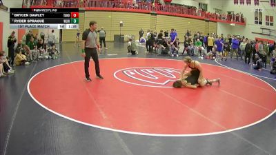 138 lbs 1st Place Match - Brycen Dawley, Tahoma vs Ryder Sprague, West Linn