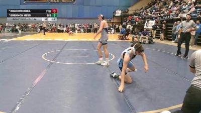 2 - 144 lbs Cons. Round 2 - Brennon Hess, Richlands vs Brayden Brill, Strasburg