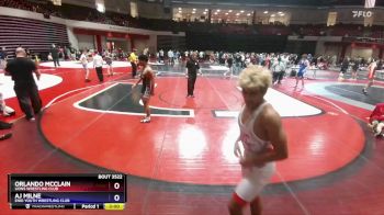 144 lbs Cons. Round 1 - Orlando McClain, Lions Wrestling Club vs Aj Milne, Enid Youth Wrestling Club