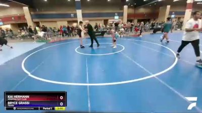 106 lbs Cons. Round 2 - Kai Hermann, Spartan Mat Club vs Bryce Grassi, Texas