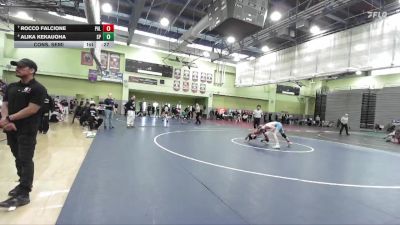 132 lbs Cons. Semi - Alika Kekauoha, SAN PEDRO vs Rocco Falcione, Palisades