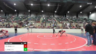 110 lbs Semifinal - Cooper Saine, Guerrilla Wrestling Academy vs Isaac Jung, Morris Fitness Wrestling Club