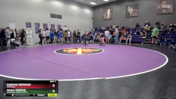 157 lbs Cons. Round 3 - Noah Greene, Downers Grove South vs Darvan Berwadi, Overton