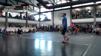 76-85 lbs 1st Place Match - Cannon Ziller, Oregon JHS vs Simon Sperry, VICTORY