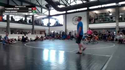 76-85 lbs 1st Place Match - Cannon Ziller, Oregon JHS vs Simon Sperry, VICTORY