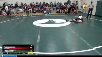 145 lbs Round 3 - David Herrick, Cherokee County vs Alex Barrere, Buckhorn