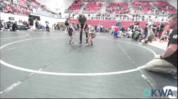 46 lbs Consi Of 8 #2 - Gavino Camarillo, Clinton Youth Wrestling vs Brooks Kilmer, Harrah Little League Wrestling