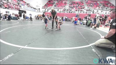 46 lbs Consi Of 8 #2 - Gavino Camarillo, Clinton Youth Wrestling vs Brooks Kilmer, Harrah Little League Wrestling