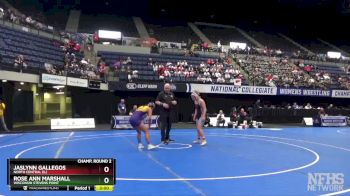 116 lbs Champ. Round 2 - Jaslynn Gallegos, North Central (IL) vs Rose Ann Marshall, Wisconsin Stevens Point