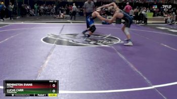 157 lbs Cons. Round 1 - Remington Evans, La Pine vs Lucas Carr, Timberline