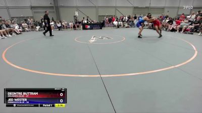 175 lbs Placement Matches (8 Team) - Deontre Buttram, Oklahoma Blue vs Jed Wester, Minnesota Blue