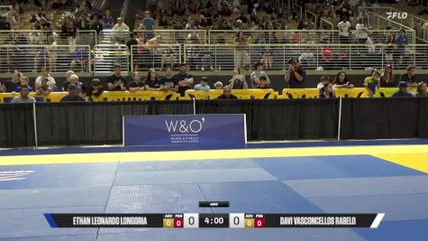 Davi Vasconcellos Rabelo vs Ethan Leonardo Longoria 2025 Pan Kids Jiu-Jitsu IBJJF Championship