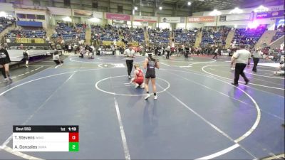 94 lbs Quarterfinal - Tessa Stevens, Windsor Middle School vs Aubrey Gonzales, Duran Elite