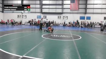 120 lbs 1 - Tyler Fleckinger, SLY FOX WRESTLING CLUB vs Emmons Tewalt, HANOVER HAWKEYE