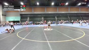 130 lbs Cons. Round 7 - Ximena Vazquez, Del Oro vs Emma Benedetti, Casa Grande