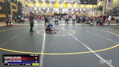 108 lbs Cons. Semi - Carson Childers, Sebolt Wrestling Academy vs Brooks Dolmage, Iowa