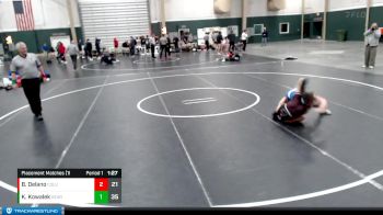 120 lbs Placement Matches (16 Team) - Kaden Kowalek, Kearney vs Brenyn Delano, Columbus