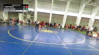62 lbs Champ. Round 1 - Maddox Sasser, Champions Wrestling Club vs Sano Fisilau, Team Prestige Wrestling