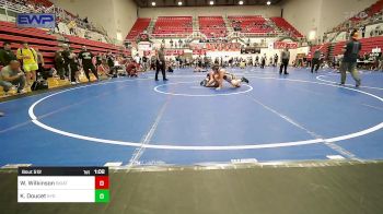 126 lbs Rr Rnd 1 - Wyatt Wilkinson, Skiatook Youth Wrestling vs Kelton Doucet, Kansas Young Guns