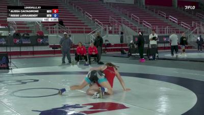 65 kg Quarters - Alissa Caltagirone, NMU- National Training Center vs Reese Larramendy, IWWC/ TMWC