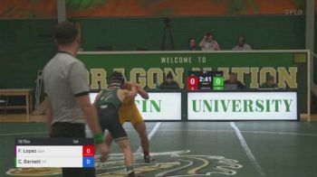 157 lbs Casey Barnett, Tiffin vs Fernando Lopez, Ashland