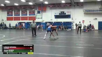 133 lbs Quarterfinal - Logan Novara, Dubuque vs Evan Husko, Cornell College