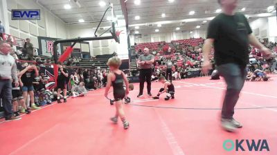 45 lbs Rr Rnd 2 - Camden Holden, Ponca City Wildcat Wrestling vs Elijah Dugan, Top Guns 11u
