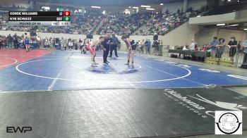 123 lbs Round Of 64 - Corde Williams, Lincoln Christian vs Kye Schultz, Southern Oklahoma Wrestling Academy