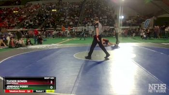 2A 126 lbs 1st Place Match - Tucker Bowen, Soda Springs vs Jeremiah Perry, New Plymouth