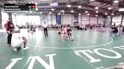 138 lbs Rr Rnd 2 - Miller Menteer, Grapplers Garage vs Brayden Manning, Indiana Outlaws Orange
