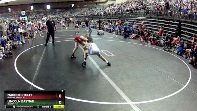 95 lbs Quarterfinals (8 Team) - Lincoln Bastian, Idaho vs Maddox Stultz, Indiana Blue