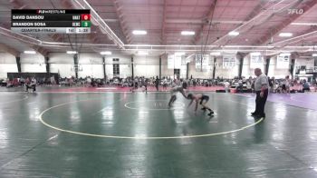 138 lbs Quarterfinal - David Dansou, UNATTACHED vs Brandon Sosa, OLWC