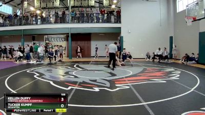 106 lbs Cons. Round 5 - Kellen Duffy, Christian Brothers Academy(NJ) vs Tucker Kumpf, Delbarton