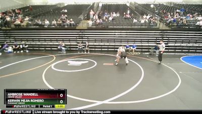 160 lbs Cons. Round 3 - Kerwin Mejia Romero, Pleasant Grove vs Ambrose Wandell, Cedar Valley