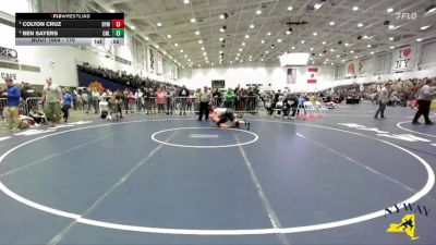 170 lbs Quarterfinal - Ben Sayers, Club Not Listed vs Colton Cruz, BH-BL Youth Wrestling