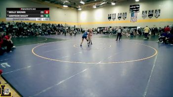 140 lbs Quarterfinal - Addyson Bailey, Collinsville vs Molly Brown, St Clair