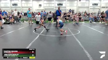 52 lbs Round 4 (6 Team) - Greyson Bosley, U2 Upstate Uprising vs Easton Wilson, 84 Athletes