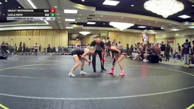 109 lbs Consi Of 32 #2 - Hailey Mcpherson, Mantanona TC vs Layla Frye, Nighthawk WC