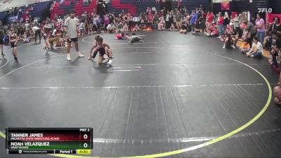 67/72 Semifinal - Tanner James, Palmetto State Wrestling Acade vs Noah Velazquez, Unattached