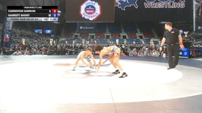 113 lbs Cons. Sub-rd Of 64 - Cardevion Gordon, Illinois vs Garrett Short, Oklahoma