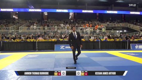 Keegan James Arthur vs Ammon Thomas Burnside 2025 Pan Kids Jiu-Jitsu IBJJF Championship