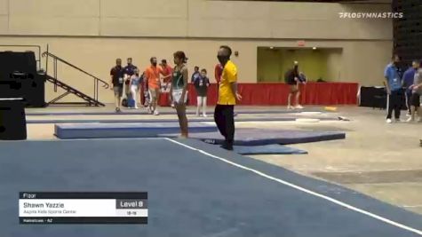 Shawn Yazzie - Floor, Aspire Kids Sports Center - 2021 USA Gymnastics Development Program National Championships