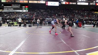 100 lbs Cons. Round 3 - Daisy Villeda, Skyline vs Mackenzee Donenfeld, Sandpoint