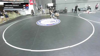 100 lbs 1st Place Match - Juelz-King Brewick, Livermore Elite Wrestling Club vs Aiden Garcia, Rough House Wrestling
