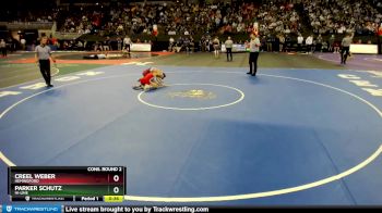 Cons. Round 2 - Creel Weber, Hemingford vs Parker Schutz, Hi-Line