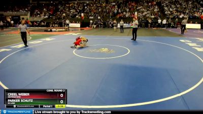 Cons. Round 2 - Creel Weber, Hemingford vs Parker Schutz, Hi-Line