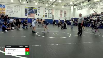 189 lbs Semifinal - Isabell Sosa, Schurr vs Makensey Schlimgen, Camarillo