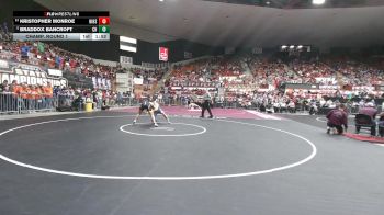 165 lbs Champ. Round 1 - Braddox Bancroft, Chanute HS vs Kristopher Monroe, Nickerson HS