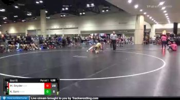 138 lbs Round 3 (10 Team) - Madison Snyder, SD Heat vs Keira Suro, The Angels